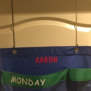 Aaron Weekly Outfit Organizer
